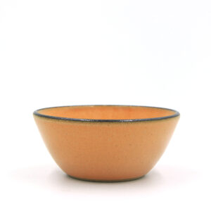 Dark Rim B2 skål - mellem skål - PEACH