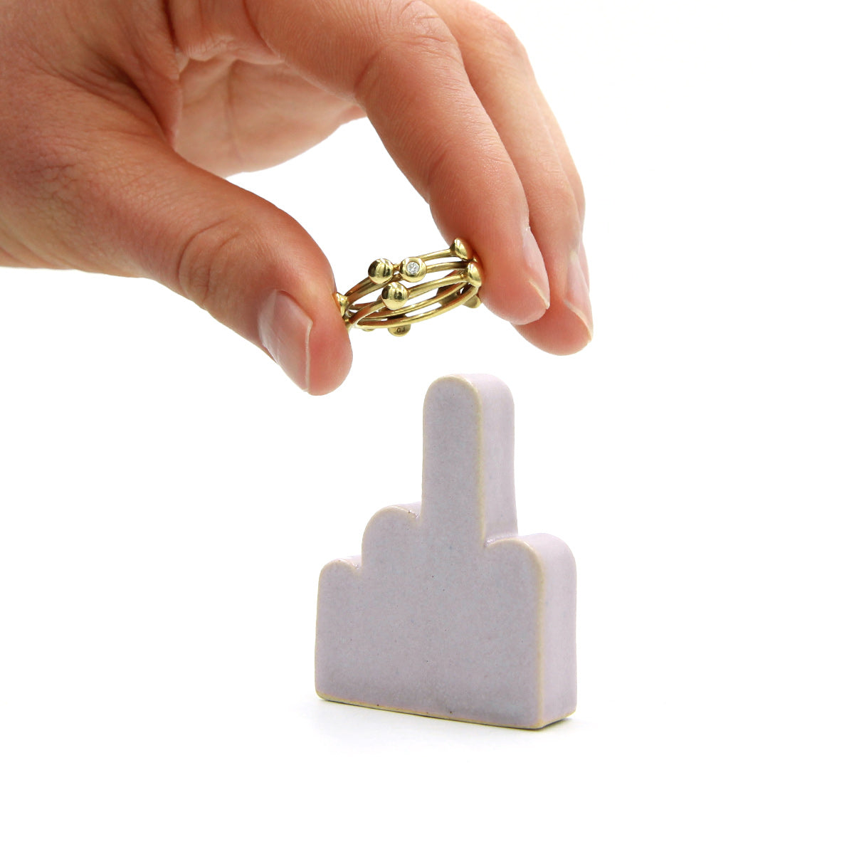 Digit Ringhållare – Middle – Gum - Bild 2
