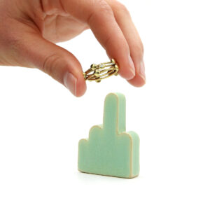 Alternative view of Digit Ringholder - Middle - Mint