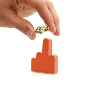 Alternative view of Digit Ringholder - Middle - Orange