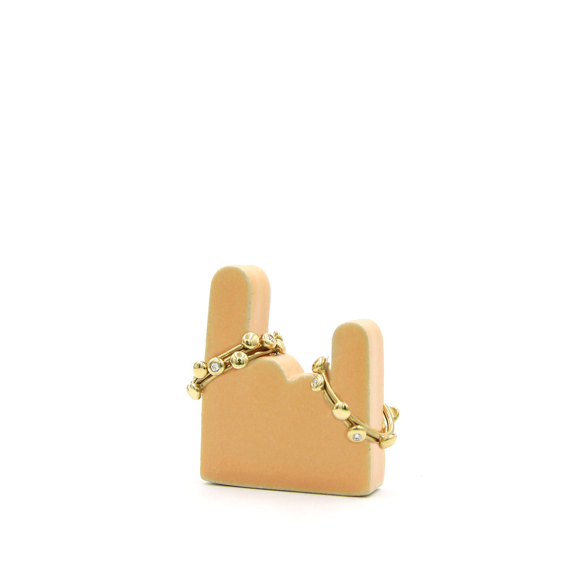 Digit Ringhållare – Rock On – Peach